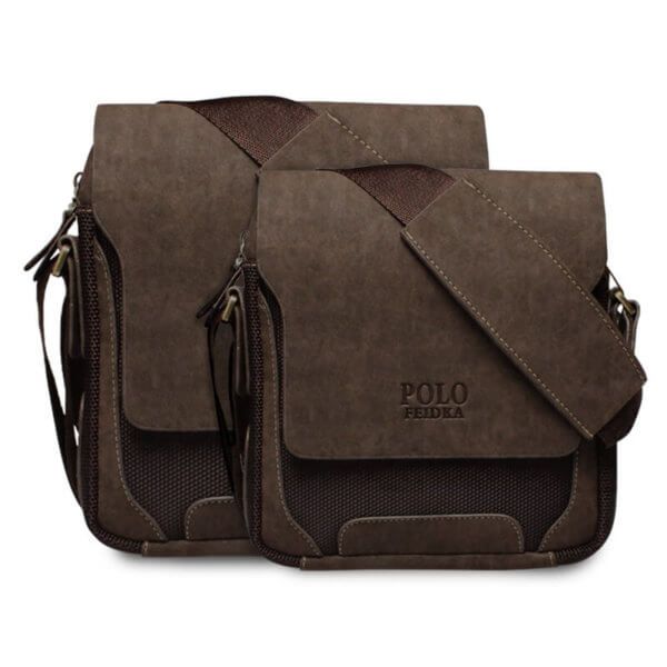 Foto de morral vertical casual de cuero pu y oxford mostrando comparativa de modelos