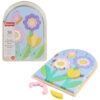 Rompecabezas de flor de madera para niños Fisher-Price, 37 piezas con guía